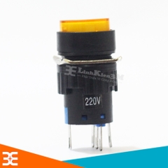 Nút nhấn giữ AL6-A/LA16Y-11DZ 220VAC có đèn báo