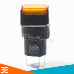 Nút nhấn nhả vuông LA16F-11D 220VAC có đèn báo