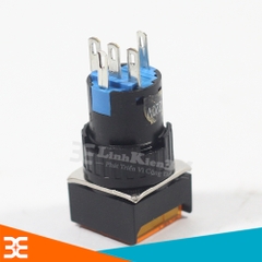 Nút nhấn nhả vuông LA16F-11D 220VAC có đèn báo