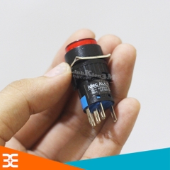 Nút Nhấn Đề  16mm-24VDC AL6- M Nhấn Nhả Có Đèn