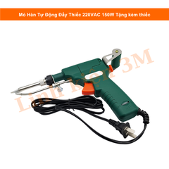 🔥 Mỏ Hàn Tự Động Đẩy Thiếc 220VAC 150W – Tặng Kèm Thiếc | Linh Kiện 3M