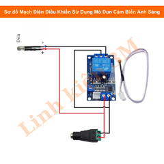 Combo Mạch Điện Điều Khiển Sử Dụng Mô Đun Cảm Biến Ánh Sáng - Công Nghệ Lớp 8