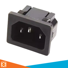 Jack Cắm Âm Nối Nguồn, Ổ Cắm Nguồn 3 Chân 220VAC-10A | Linh kiện 3M