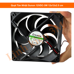 Quạt Tản Nhiệt Sunon 12VDC-3W 12x12x2.5 cm