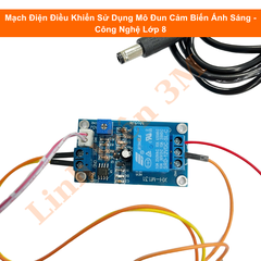 Combo Mạch Điện Điều Khiển Sử Dụng Mô Đun Cảm Biến Ánh Sáng - Công Nghệ Lớp 8