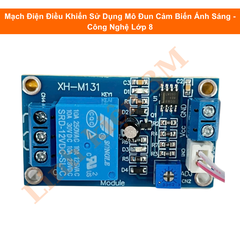 Combo Mạch Điện Điều Khiển Sử Dụng Mô Đun Cảm Biến Ánh Sáng - Công Nghệ Lớp 8
