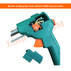 🔥 Mỏ Hàn Tự Động Đẩy Thiếc 220VAC 150W – Tặng Kèm Thiếc | Linh Kiện 3M