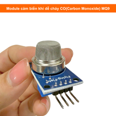 Module cảm biến khí dễ cháy CO(Carbon Monoxide) MQ9