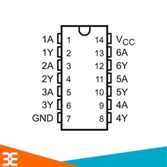 74LS04 Hex Inverter DIP14