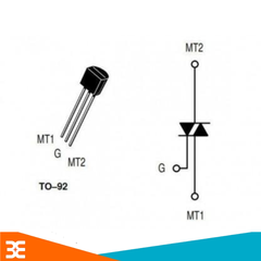 Triac BT131-600 TO-92 chân cắm