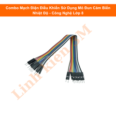 Combo Mạch Điện Điều Khiển Sử Dụng Mô Đun Cảm Biến Nhiệt Độ - Công Nghệ Lớp 8