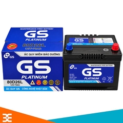 ẮC QUY KHÔ GS MF 80D26L 12V – 70AH
