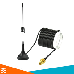 Anten Lora 433MHz Đầu SMA Đực Dây Dài 1.5m