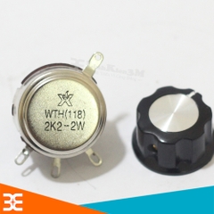 Bộ Chiết Áp 2W WTH (118) Kèm Núm