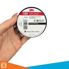 Băng keo điện 3M Temflex 150 18 mm x 20 m | Linh kiện 3M
