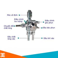 Béc Phun Sơn Phun Cồn Thực Phẩm ST-6 Lỗ phun 1.3mm