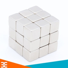 Bộ 10 Viên Nam Châm Đất Hiếm Vuông 4x4x4mm Siêu Từ Tính (K5E17)