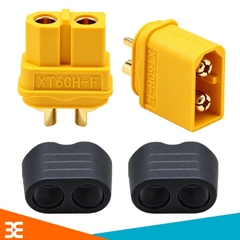 Bộ Jack XT60H Đực - Cái Có Nắp Bảo Vệ