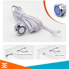 Cảm Biến Chạm 12V 24V DC 3 Chế Độ ON - OFF - Dimmer Tăng Giảm Ánh Sáng