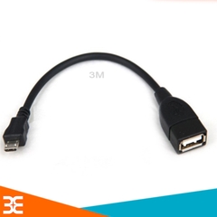 Cáp OTG USB Cái-MicroUSB ( Kết nối điện thoại với USB, Chuột, Tay Game... )