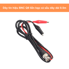 Cáp tín hiệu BNC Q9 dài 0.5m kiểm tra tín hiệu chất liệu PVC