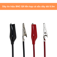 Cáp tín hiệu BNC Q9 dài 0.5m kiểm tra tín hiệu chất liệu PVC