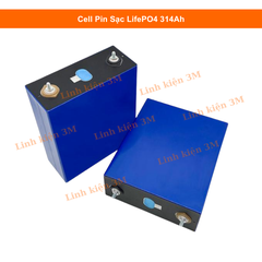 Pin lưu trữ điện mặt trời, Pin Lithium 314Ah 3.2V – Dòng Sạc Cao, An Toàn, Chống Cháy Nổ