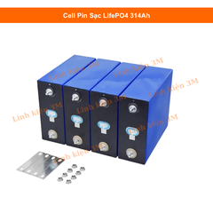 Pin lưu trữ điện mặt trời, Pin Lithium 314Ah 3.2V – Dòng Sạc Cao, An Toàn, Chống Cháy Nổ