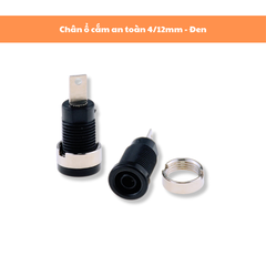 Chân cắm an toàn phi 4/12mm