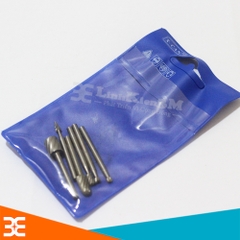 Combo 6 Mũi Khoan, Khắc, Mài HSS Trục 3.17mm Đa Năng - Cao Cấp