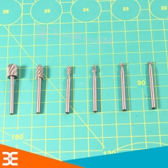Combo 6 Mũi Khoan, Khắc, Mài HSS Trục 3.17mm Đa Năng - Cao Cấp