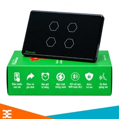Công tắc thông minh 4 nút Hunonic Datic