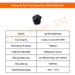 Công Tắc KCD2 QY602-101