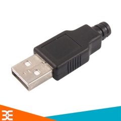 Đầu Jack Cổng USB A Đực 4P + Vỏ