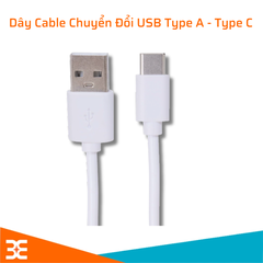 Cáp Sạc USB Type-A Sang Type-C 1m – Sạc Nhanh 3A, Truyền Dữ Liệu Tốc Độ Cao