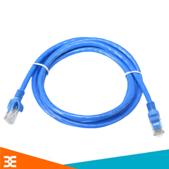 Dây Cáp Mạng CAT5E Bấm Sẵn Màu Xanh Dương Dài 1m