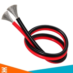 Dây Điện Đôi Đen Đỏ Chịu Uốn, Gập,Vỏ Silicon Chống Cháy