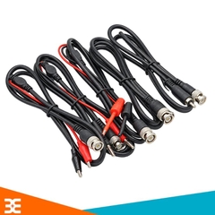 Dây đo máy hiện sóng BNC sang 2 đầu kẹp móc đỏ đen