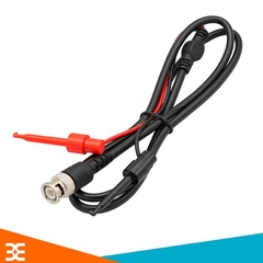 Dây đo máy hiện sóng BNC sang 2 đầu kẹp móc đỏ đen