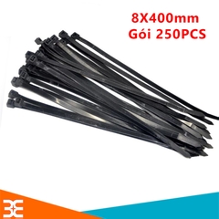 Dây Thít Đen 8X400mm Gói 250PCS