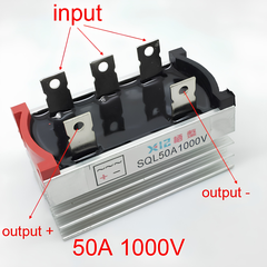 Diode Cầu Chỉnh Lưu 3 Pha -DC SQL50A-1000V