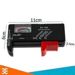 Đồng Hồ Đo Dung Lượng Pin 1.5-9VDC Hiển Thị Cơ BT168