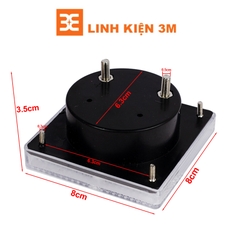 Đồng hồ đo vôn kế xoay chiều BEW 8x8x3.5Cm