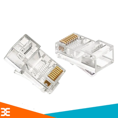 Hạt Mạng, Đầu Jack RJ45 - Chân đồng