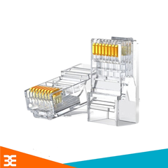 Hạt Mạng, Đầu Jack RJ45 - Chân đồng