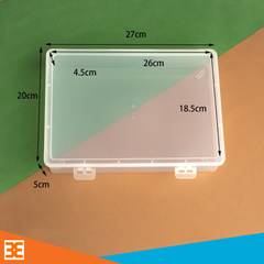 Hộp nhựa đa năng chữ nhật cao 4~5cm | Linh kiện 3M