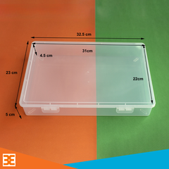 Hộp nhựa đa năng chữ nhật cao 4~5cm | Linh kiện 3M