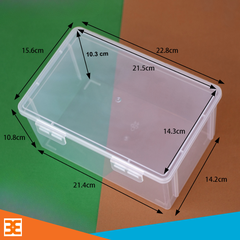 Hộp nhựa đa năng chữ nhật chiều cao 7~14cm | Linh kiện 3M
