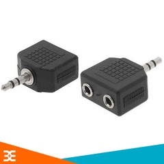 Jack Chia Audio 3.5mm 2 Cổng Ra