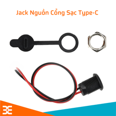 Jack Nguồn Cổng Sạc Type-C Kèm Bịt Chống Nước